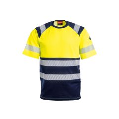 Tranemo 4371 VISION Hi-Vis T-shirt - Yellow/Navy