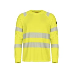 Tranemo 4377 VISION Hi-Vis Long Sleeves T-shirt - Yellow