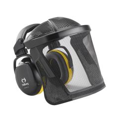 Hellberg Secure 2 Headband Ear Defenders with Nylon Mesh Visor | 44202-001