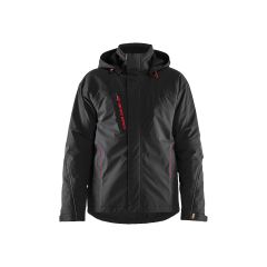 Blaklader 4484 Winter Jacket - Lightweight, Stretch - Black/Red