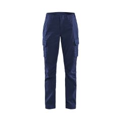 Blaklader 7144 Women's Industry Trousers Stretch - Navy Blue/Cornflower Blue