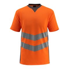MASCOT 50127 Sandwell Safe Supreme T-Shirt - Hi-Vis Orange/Dark Anthracite
