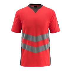 MASCOT 50127 Sandwell Safe Supreme T-Shirt - Hi-Vis Red/Dark Anthracite
