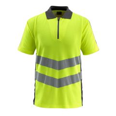 MASCOT 50130 Murton Safe Supreme Polo Shirt - Hi-Vis Yellow/Dark Anthracite