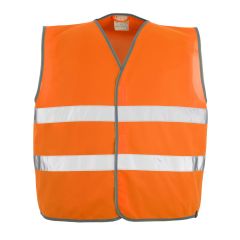 MASCOT 50187 Weyburn Safe Classic Traffic Vest - 10 Pack - Hi-Vis Orange