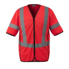 MASCOT 50216 Packwood Safe Supreme Traffic Vest - Hi-Vis Red