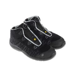 Aboutblu Safe Knit Le Mans Top Mid Safety Boot Trainer - S3 CR ESD SRC - Black