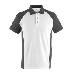 MASCOT 50569 Bottrop Unique Polo Shirt - White/Dark Anthracite