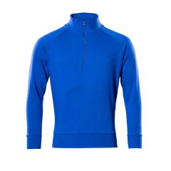 MASCOT 50611 Nantes Crossover Sweatshirt With Half Zip - Mens - Royal