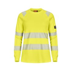 Tranemo 5094 Flame Retardant Ladies Long Sleeves T-shirt - Yellow