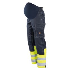 Tranemo 5097 CANTEX Stretch Flame Retardant Maternity Trousers - Yellow/Navy