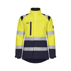 Tranemo 5103 Flame Retardant Ladies Winter Jacket - Yellow/Navy