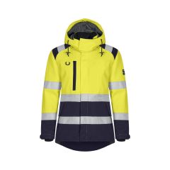 Tranemo 5107 Flame Retardant Ladies Winter Hooded Jacket - Yellow/Navy