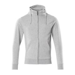 MASCOT 51590 Gimont Crossover Hoodie With Zipper - Mens - Grey-Flecked