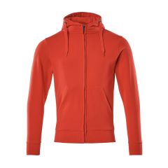 MASCOT 51590 Gimont Crossover Hoodie With Zipper - Mens - Traffic Red