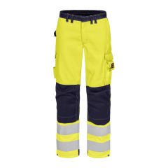Tranemo 5171 CANTEX ARC25+ Flame Retardant Lined Trousers - Yellow/Navy