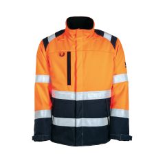 Tranemo 5205 ZENITH Flame Retardant Winter Jacket - Orange/Navy
