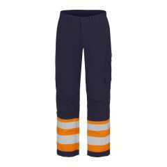 Tranemo 5221 ZENITH Flame Retardant Hi-Vis Trousers - Orange/Navy