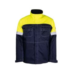 Tranemo 5701 OUTERWEAR Flame Retardant Winter Jacket - Yellow/Navy