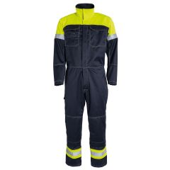 Tranemo 5710 CANTEX Stretch Flame Retardant Boilersuit - Yellow/Navy