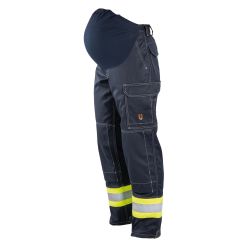 Tranemo 5799 CANTEX Stretch Flame Retardant Maternity Trousers - Yellow/Navy