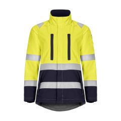 Tranemo 5802 OUTERWEAR Flame Retardant Ladies Winter Jacket - Yellow/Navy