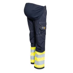 Tranemo 5899 STRETCH Flame Retardant Maternity Trousers - Yellow/Navy