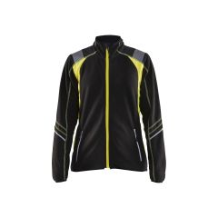 Blaklader 4973 Women's Microfleece Jacket - Black/Hi-Vis Yellow