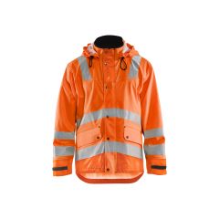 Blaklader 4327 Rain Jacket Hi-Vis Level 3 - Orange