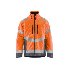 Blaklader 4780 Hi-Vis Winter Jacket - Hi-Vis Orange/Mid Grey