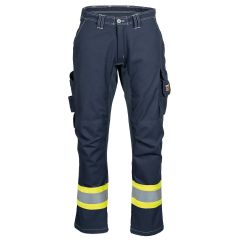 Tranemo 6024 Flame Retardant Stretch Trousers - Yellow/Navy