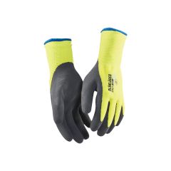 Blaklader 2961 Work Gloves Lined, Latex Coated - Hi-Vis Yellow (6 Pairs)