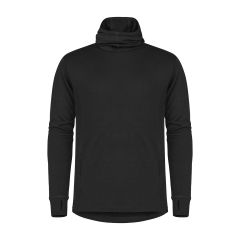 Tranemo 6303 MERINO FX Flame Retardant Underwear Balaclava / Hood T-Shirt - Black