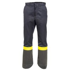 Tranemo 6623 APEX Flame Retardant Trousers, Shoe Protection - Yellow/Navy