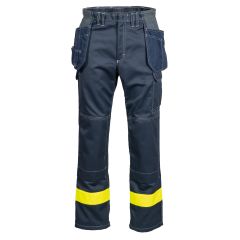 Tranemo 6653 APEX Flame Retardant Craftsman Trousers - Yellow/Navy