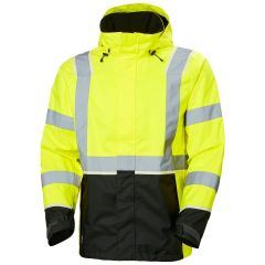 Helly Hansen 71185 Uc-Me Shell Jacket - Hi Vis Yellow/Ebony