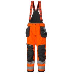 Helly Hansen 71491 Alna 2.0 Winter Construction Trousers CL2 - Hi Vis Orange/Ebony