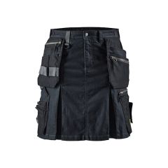 Blaklader 7180 Women's Craftsman Skirt With Stretch - Navy Blue/Black