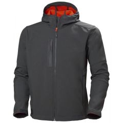 Helly Hansen 74230 Kensington Hooded Softshell Jacket - Dark Grey