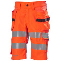 Helly Hansen 77425 Alna 2.0 Construction Shorts - Hi Vis Orange/Ebony