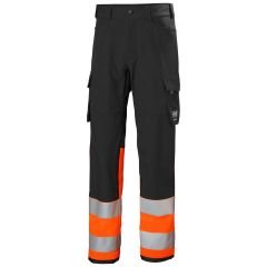 Helly Hansen 77433 Alna 4X Cargo Trousers CL1 - Hi Vis Orange/Ebony