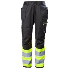 Helly Hansen 77511 Uc-Me Construction Trousers CL1 - Hi Vis Yellow/Ebony