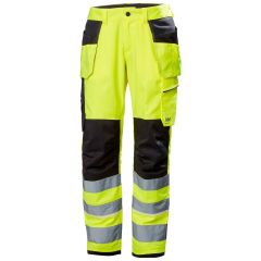 Helly Hansen 77512 Uc-Me Construction Trousers CL2 - Hi Vis Yellow/Ebony