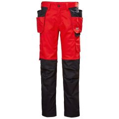 Helly Hansen 77527 Womens Manchester Construction Trousers - Alert Red/Ebony