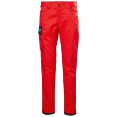 Helly Hansen 77531 Womens Manchester Service Trousers - Alert Red/Ebony