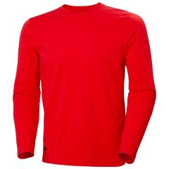 Helly Hansen 79169 Classic Long Sleeve T-Shirt - Alert Red