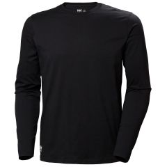 Helly Hansen 79169 Classic Long Sleeve T-Shirt- Black