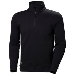 Helly Hansen 79210 Manchester Half Zip Sweatshirt - Black