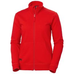 Helly Hansen 79213 Womens Manchester Zip Sweatshirt - Alert Red