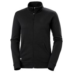 Helly Hansen 79213 Womens Manchester Zip Sweatshirt - Black